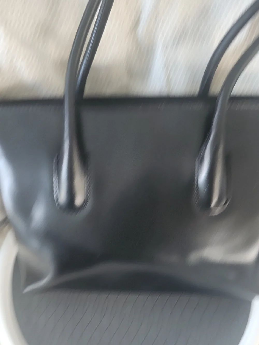 Furla Black Leather Tote with Double Handles - Picture 3 of 13